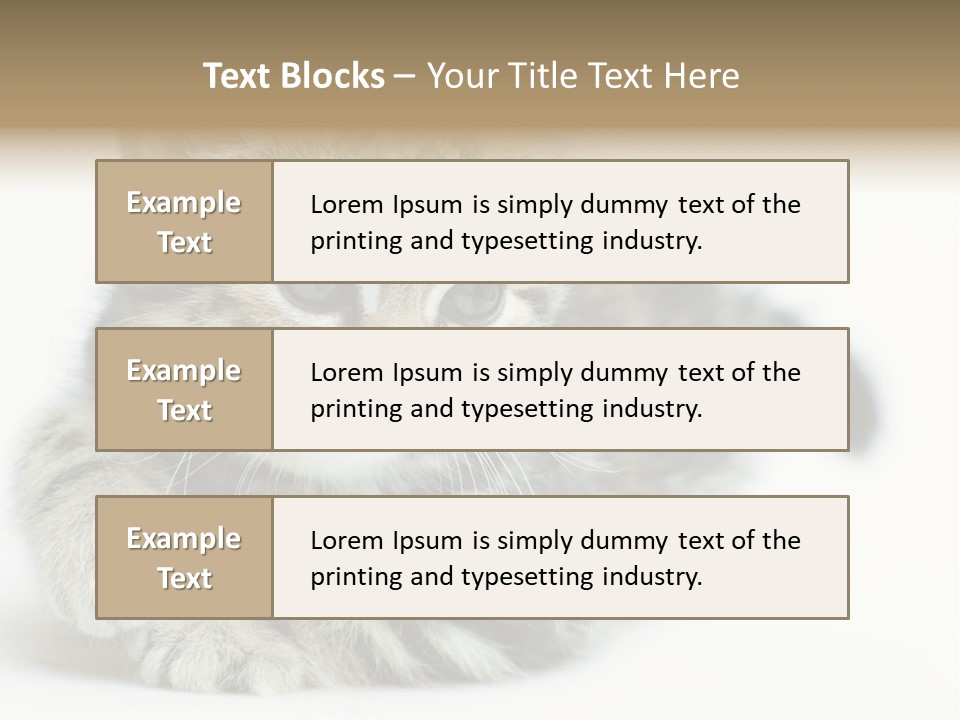 Playful Young Animal Fun PowerPoint Template