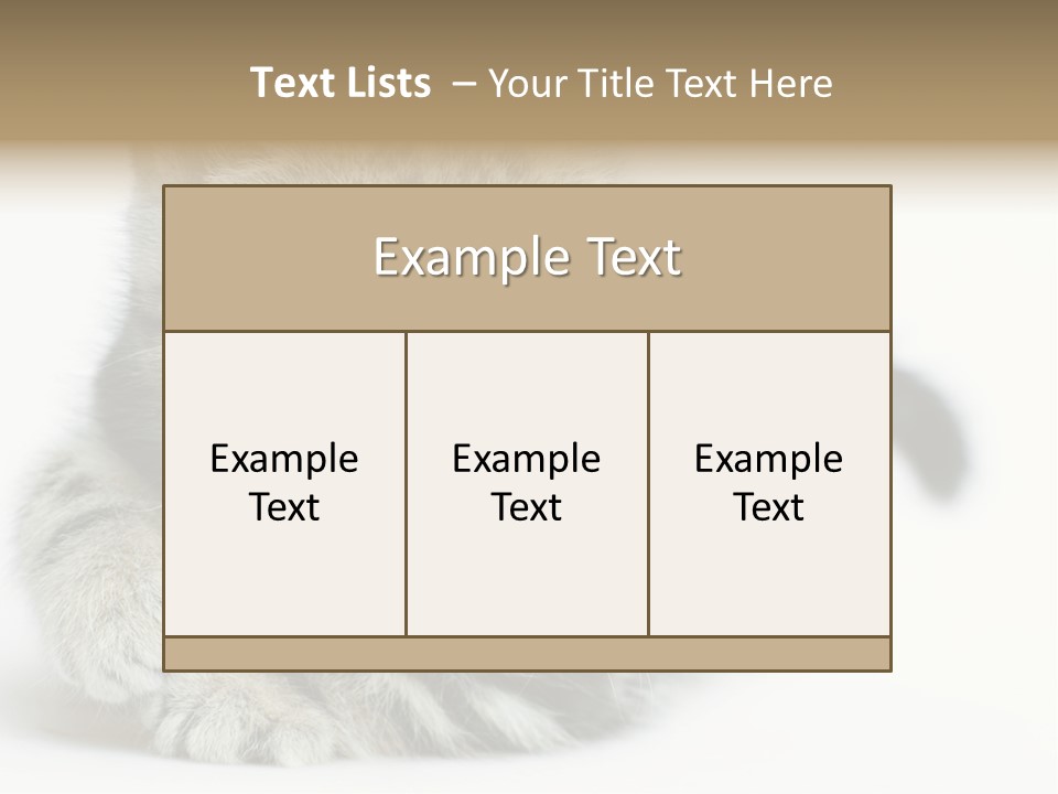 Playful Young Animal Fun PowerPoint Template