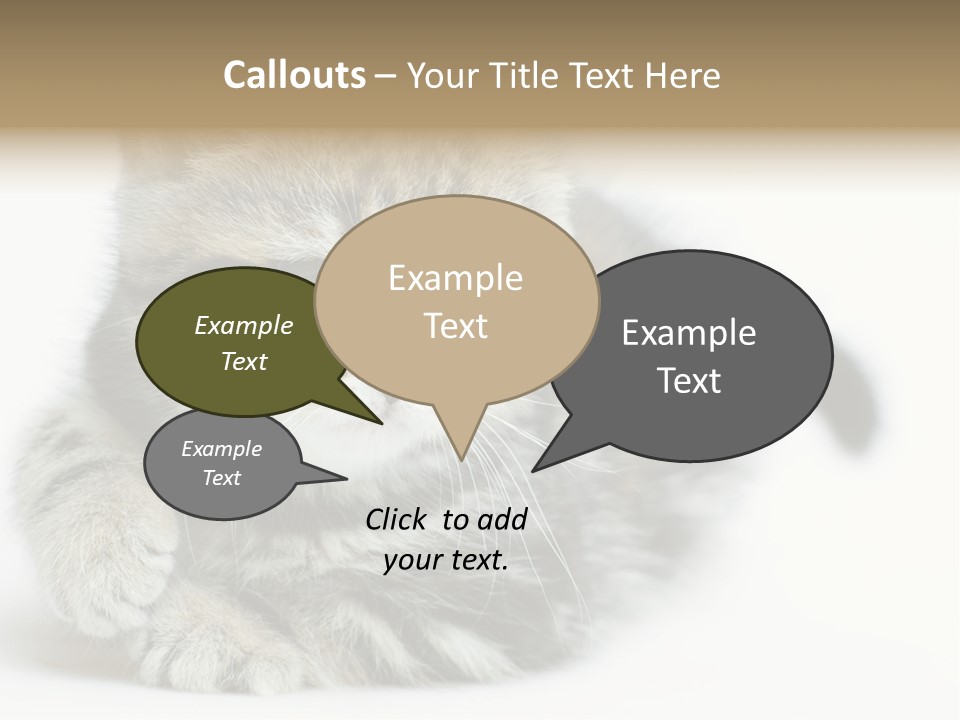 Playful Young Animal Fun PowerPoint Template