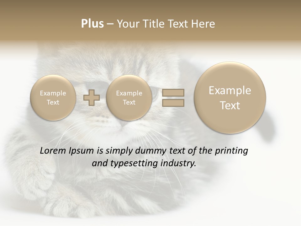 Playful Young Animal Fun PowerPoint Template