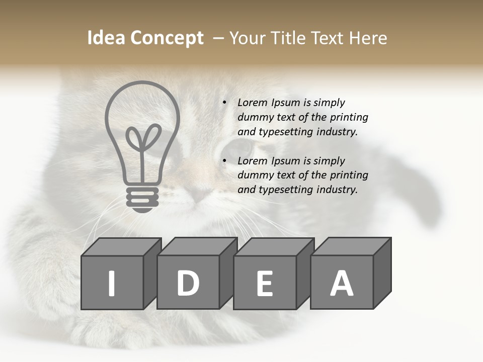 Playful Young Animal Fun PowerPoint Template