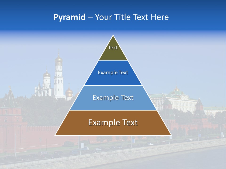Moscow Kremlin Brick Kremlin Wall PowerPoint Template