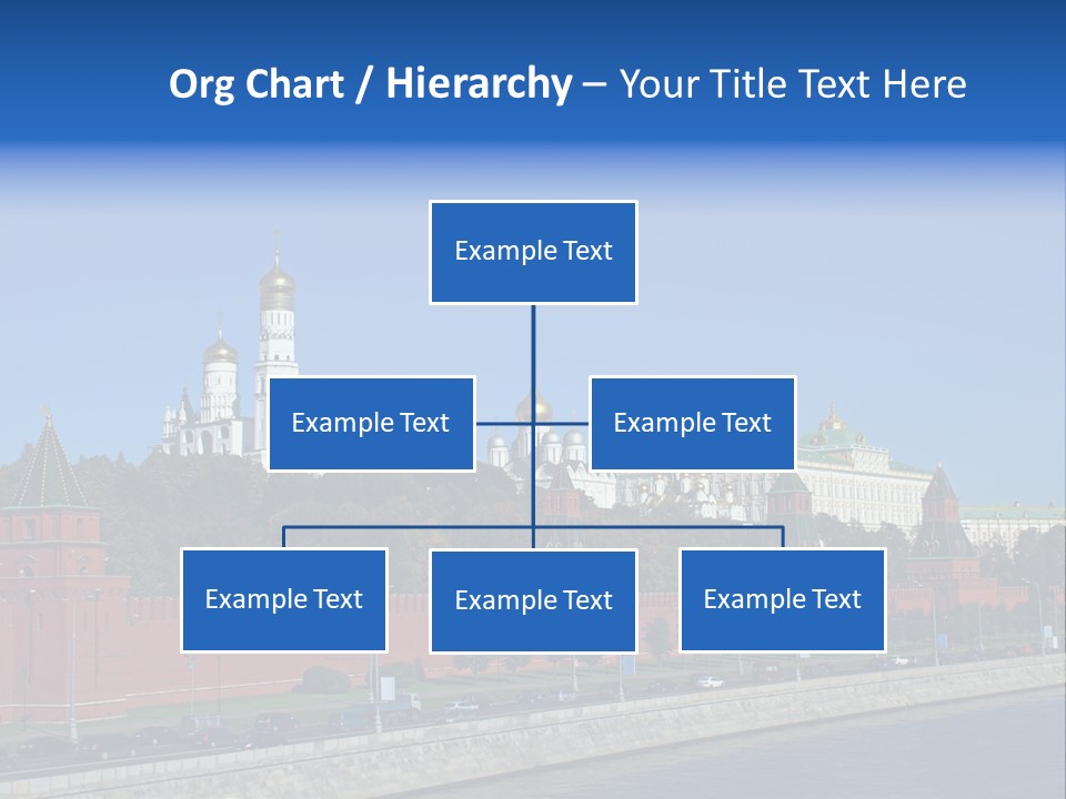 Moscow Kremlin Brick Kremlin Wall PowerPoint Template