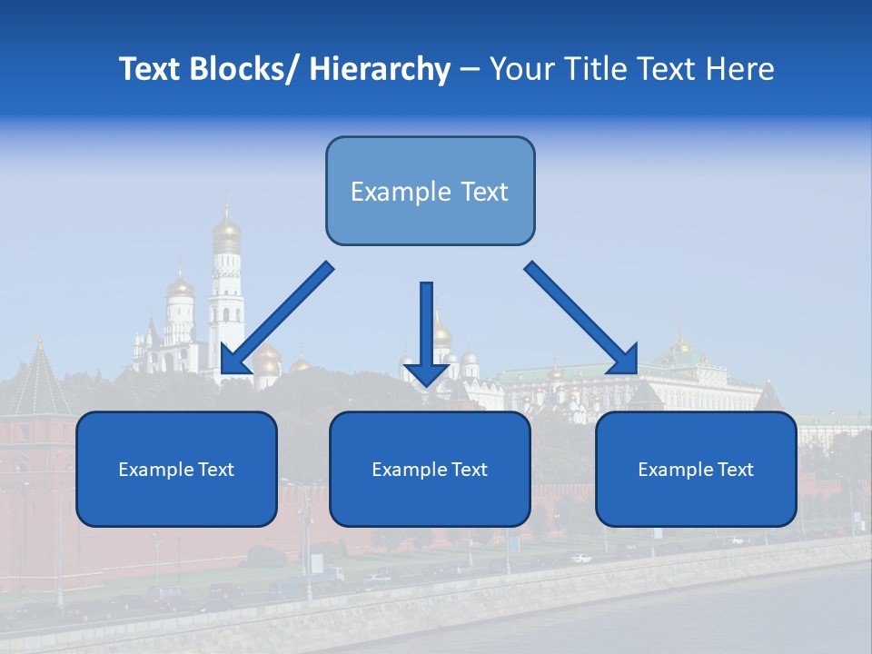 Moscow Kremlin Brick Kremlin Wall PowerPoint Template