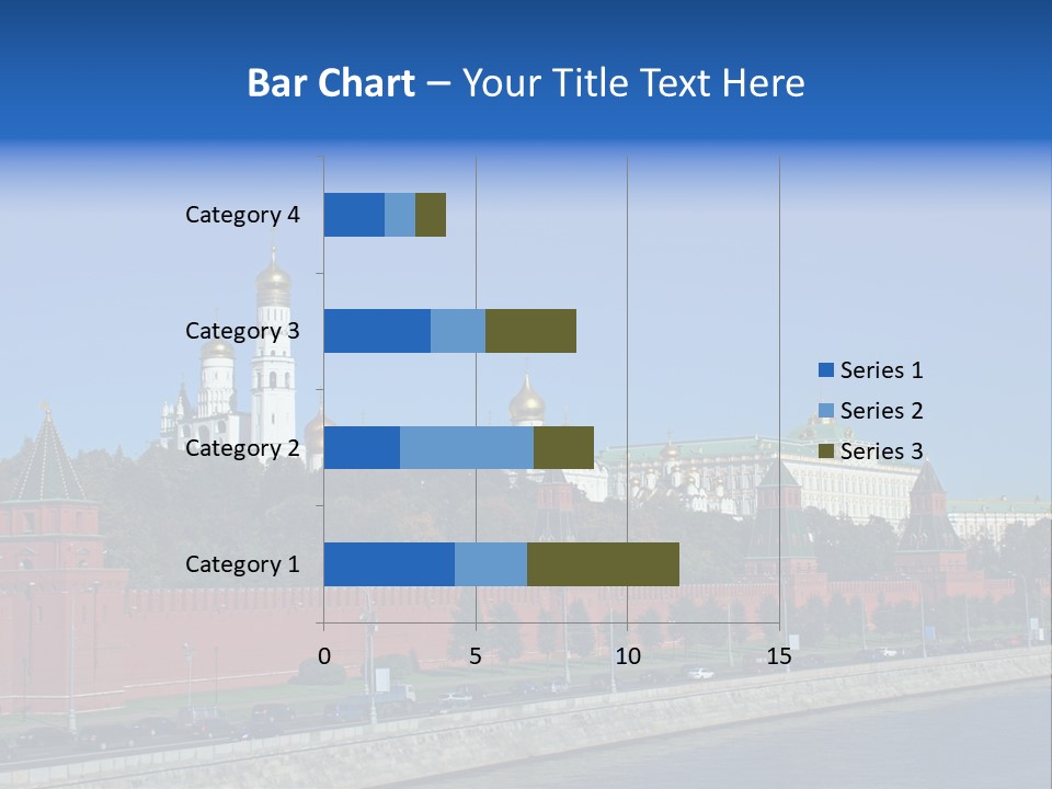 Moscow Kremlin Brick Kremlin Wall PowerPoint Template