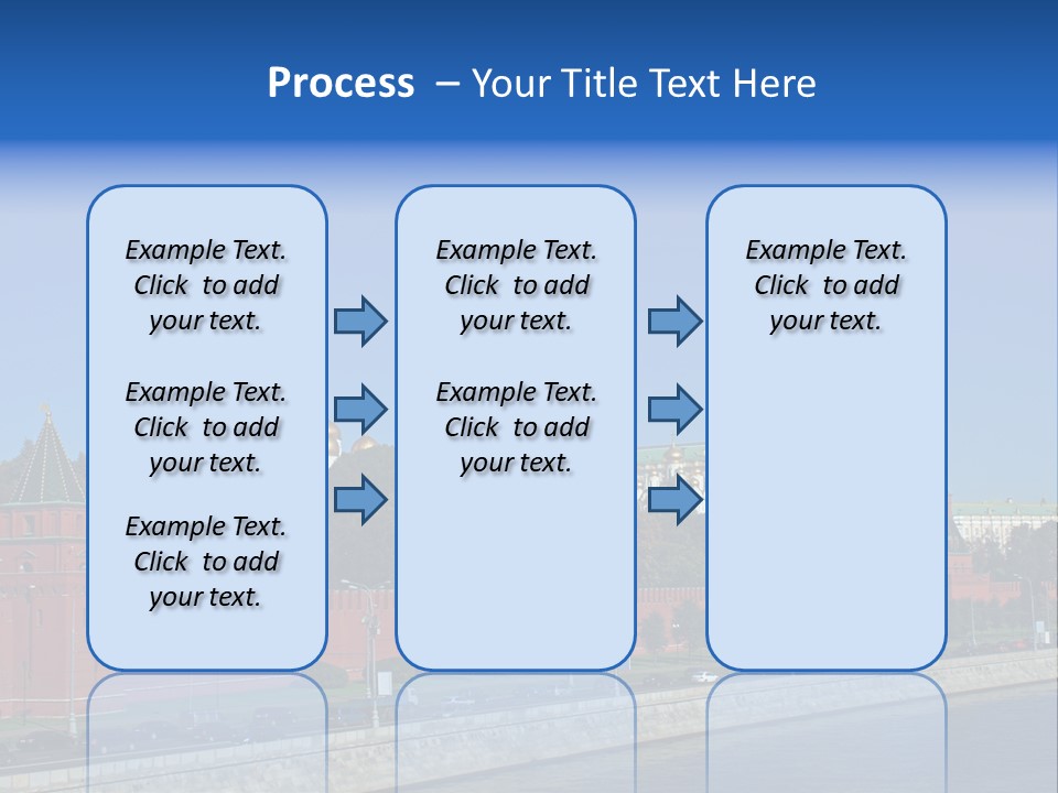 Moscow Kremlin Brick Kremlin Wall PowerPoint Template