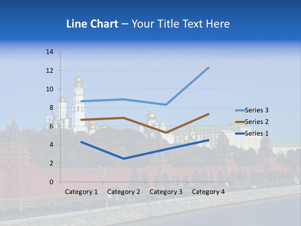 Moscow Kremlin Brick Kremlin Wall PowerPoint Template