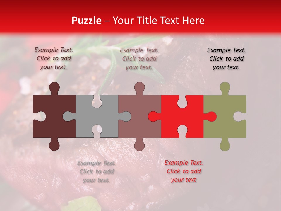 Seared Cooked Spices PowerPoint Template