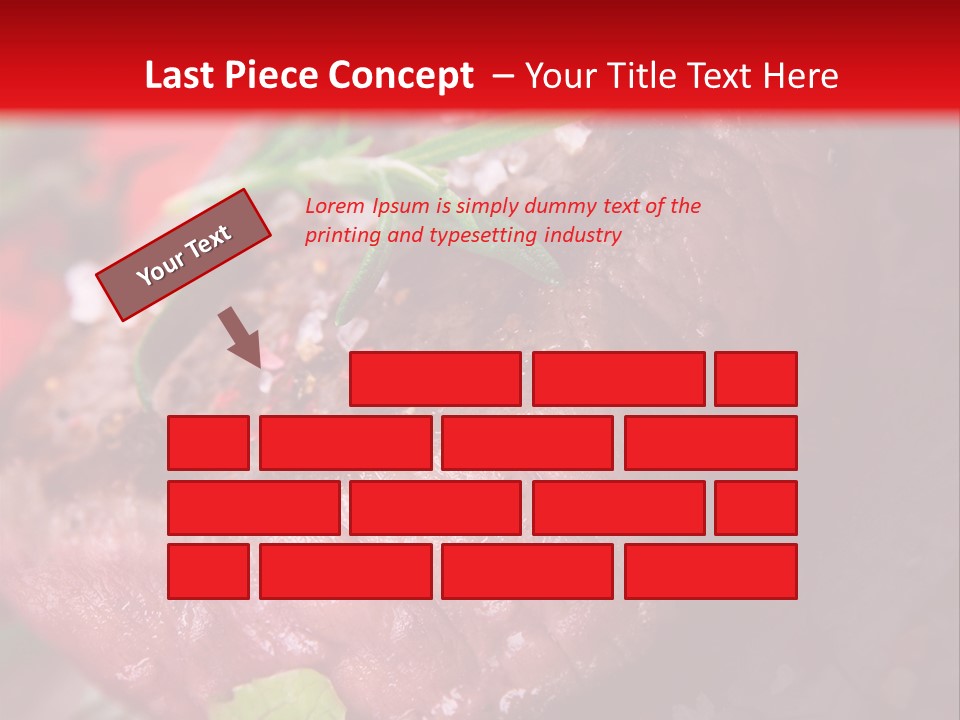 Seared Cooked Spices PowerPoint Template