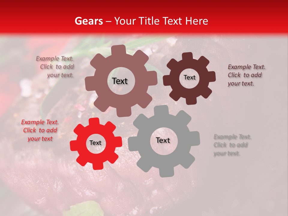 Seared Cooked Spices PowerPoint Template