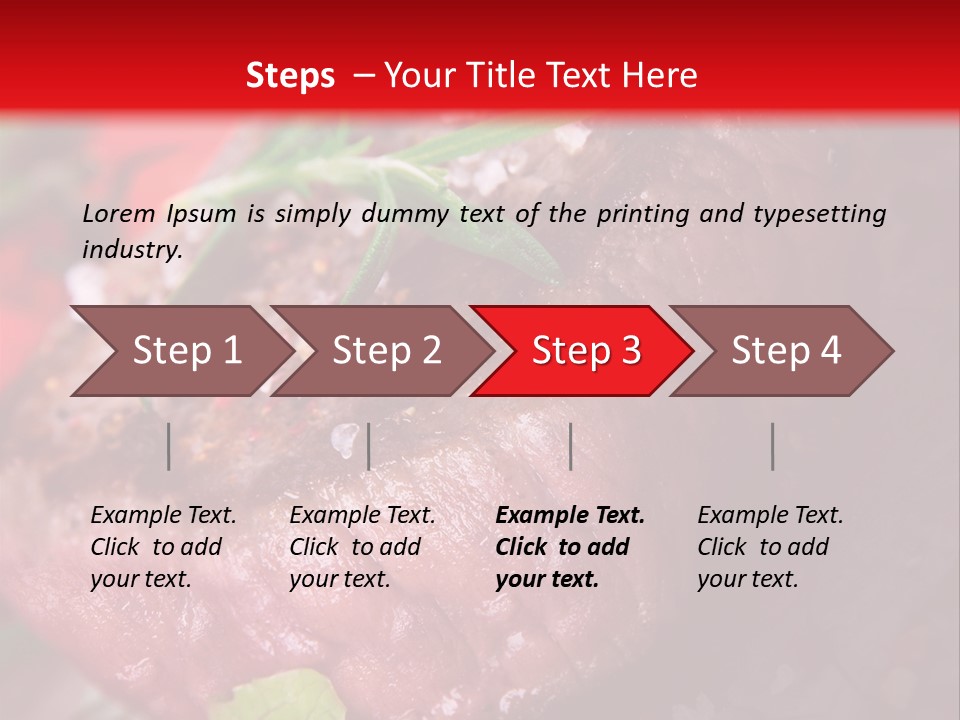 Seared Cooked Spices PowerPoint Template