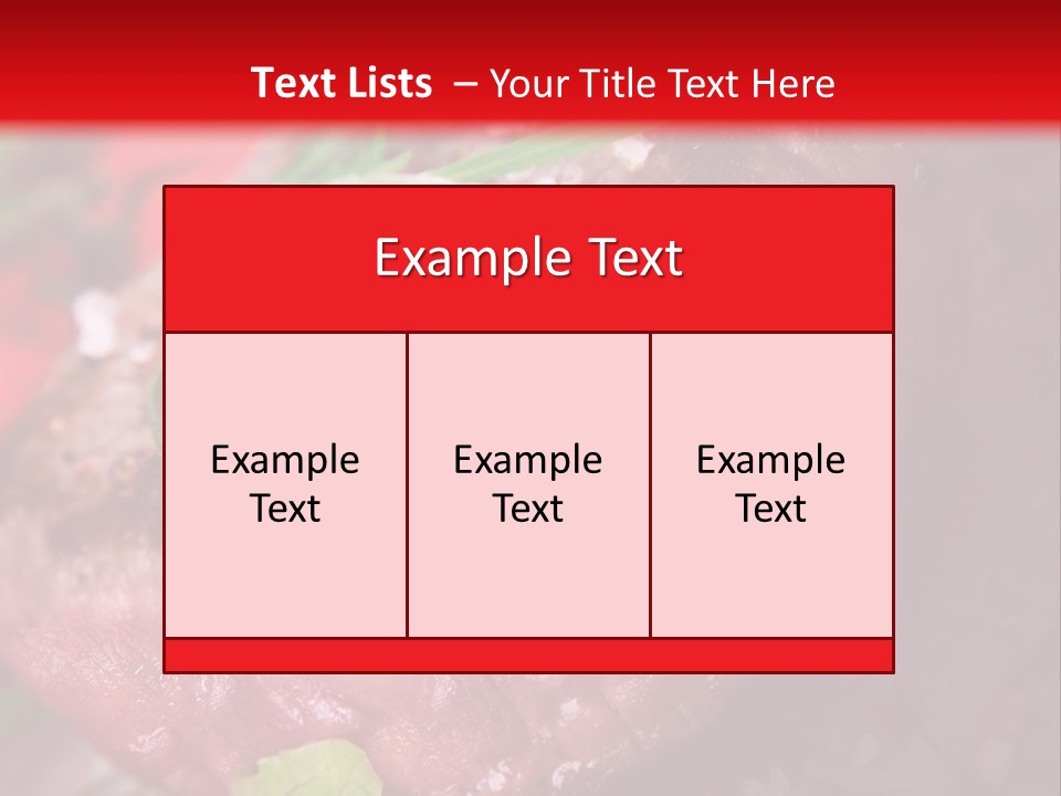 Seared Cooked Spices PowerPoint Template
