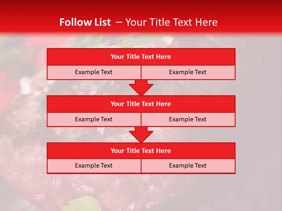Seared Cooked Spices PowerPoint Template