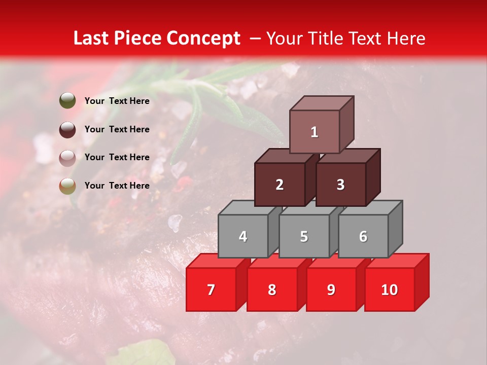 Seared Cooked Spices PowerPoint Template