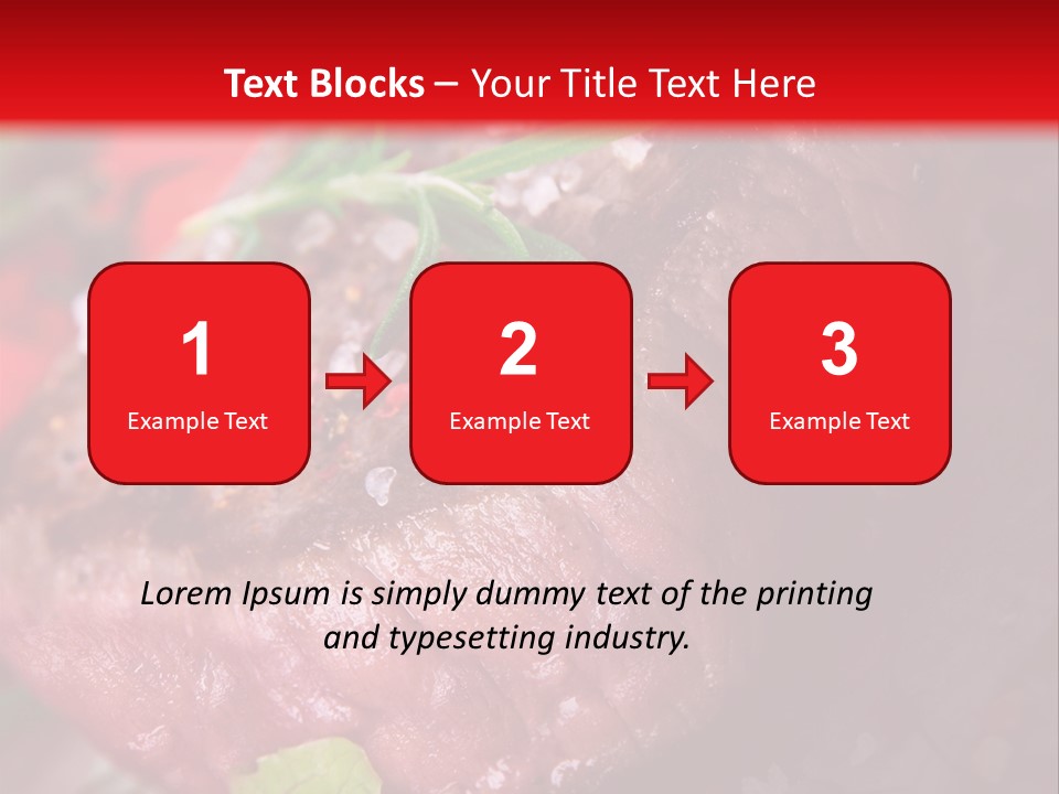 Seared Cooked Spices PowerPoint Template