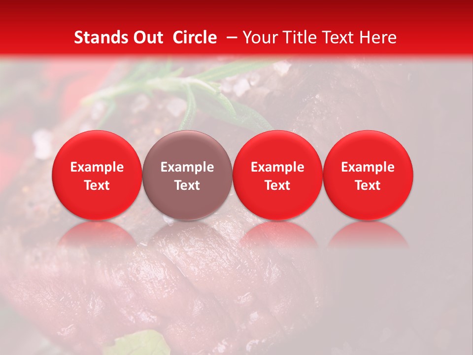 Seared Cooked Spices PowerPoint Template