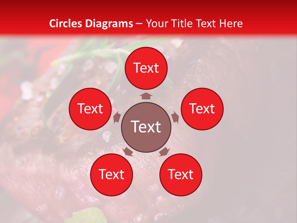 Seared Cooked Spices PowerPoint Template