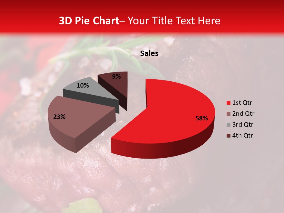 Seared Cooked Spices PowerPoint Template