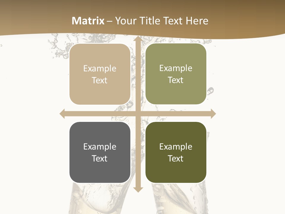 Wine Splashing Popping Cork PowerPoint Template