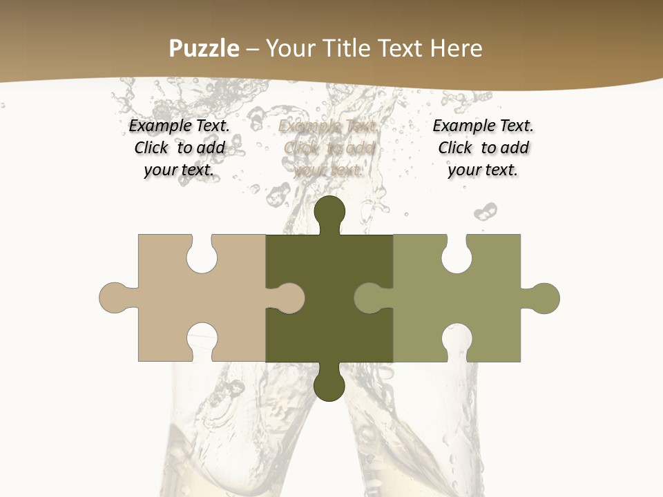 Wine Splashing Popping Cork PowerPoint Template