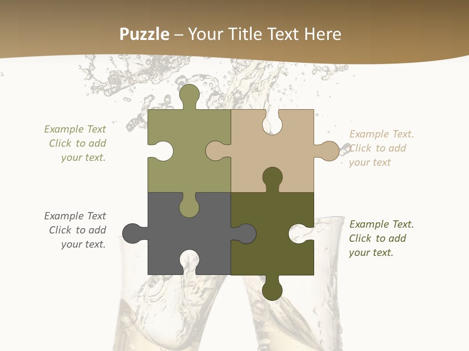 Wine Splashing Popping Cork PowerPoint Template