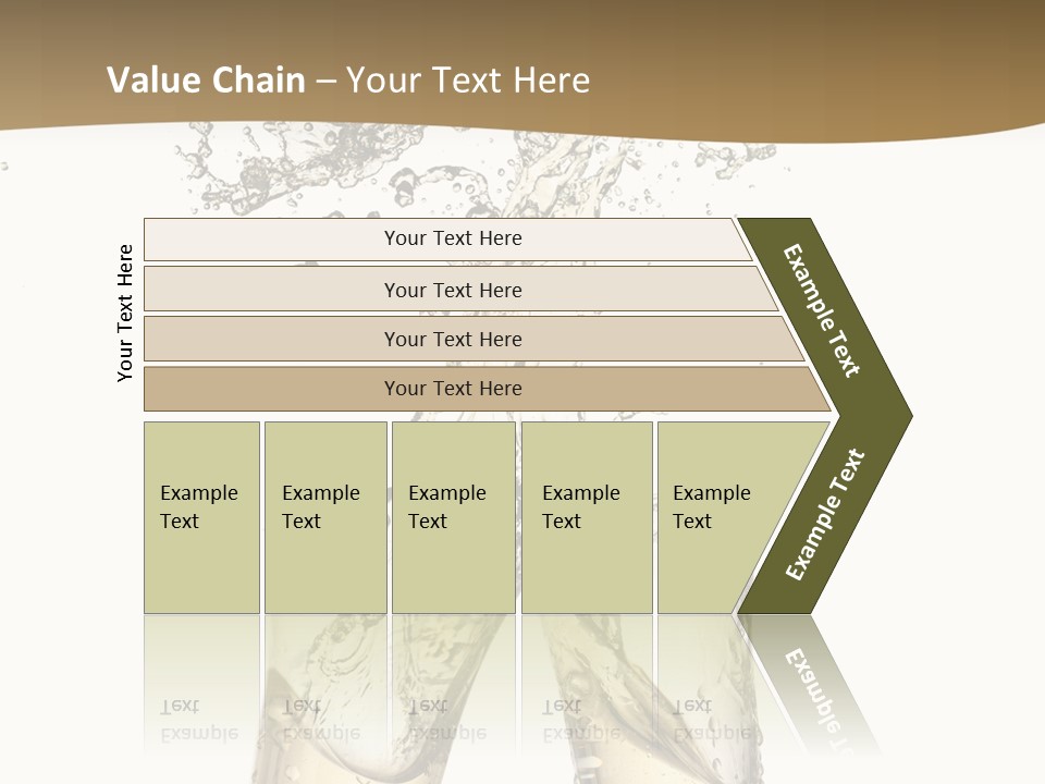 Wine Splashing Popping Cork PowerPoint Template