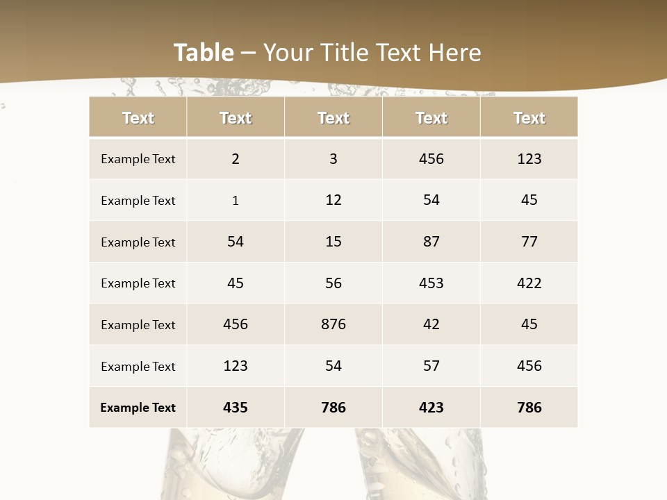 Wine Splashing Popping Cork PowerPoint Template