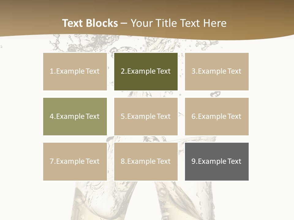 Wine Splashing Popping Cork PowerPoint Template