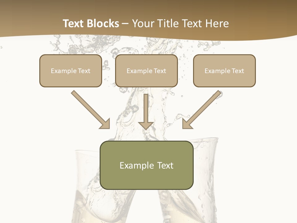 Wine Splashing Popping Cork PowerPoint Template