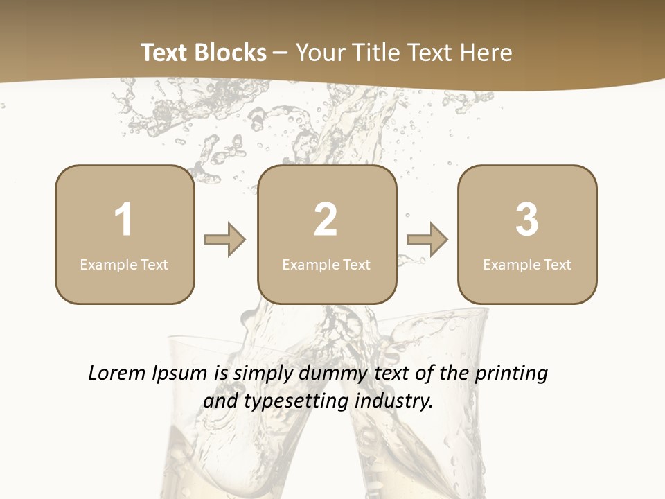 Wine Splashing Popping Cork PowerPoint Template