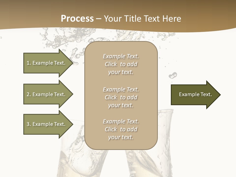 Wine Splashing Popping Cork PowerPoint Template