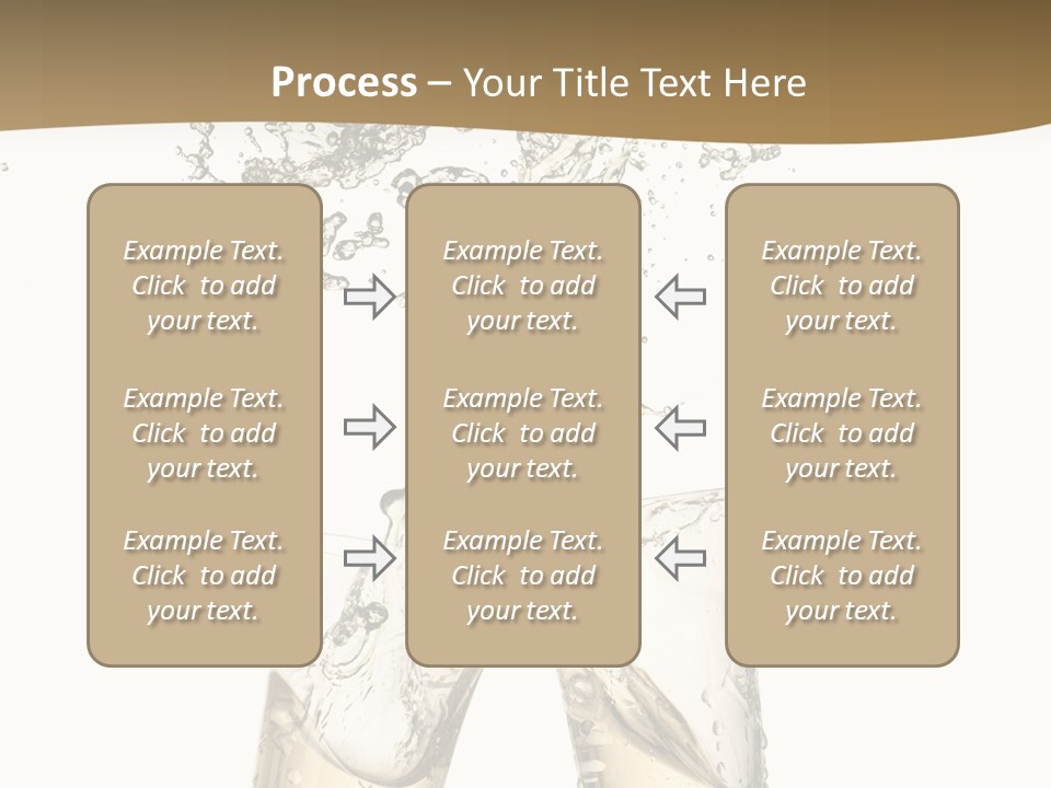 Wine Splashing Popping Cork PowerPoint Template