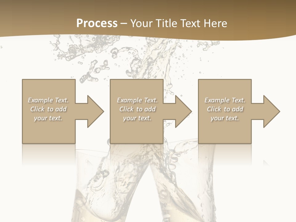 Wine Splashing Popping Cork PowerPoint Template