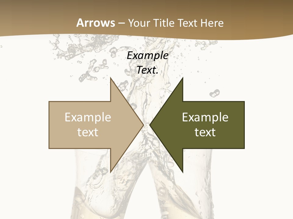 Wine Splashing Popping Cork PowerPoint Template