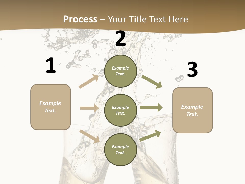 Wine Splashing Popping Cork PowerPoint Template