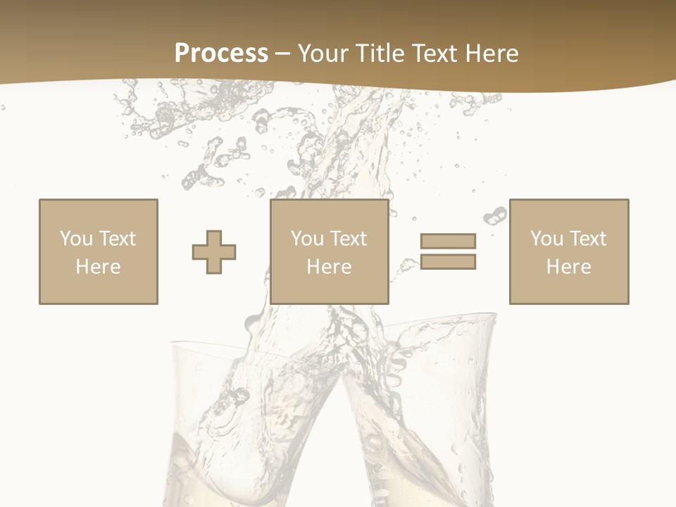 Wine Splashing Popping Cork PowerPoint Template