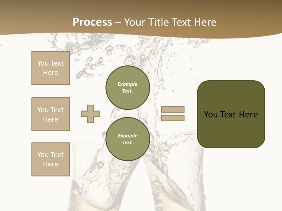 Wine Splashing Popping Cork PowerPoint Template