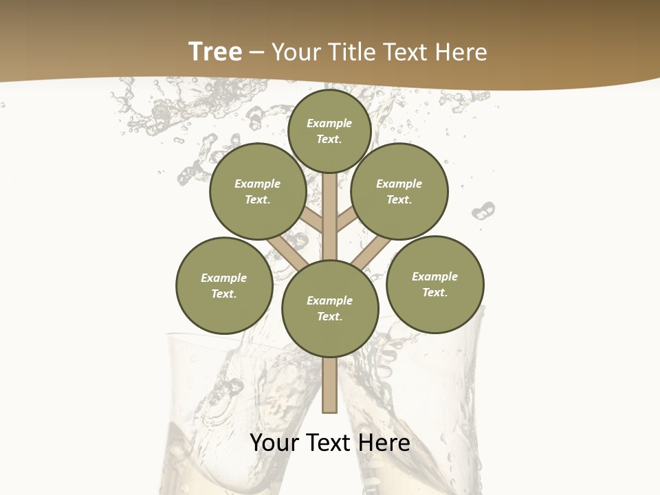 Wine Splashing Popping Cork PowerPoint Template