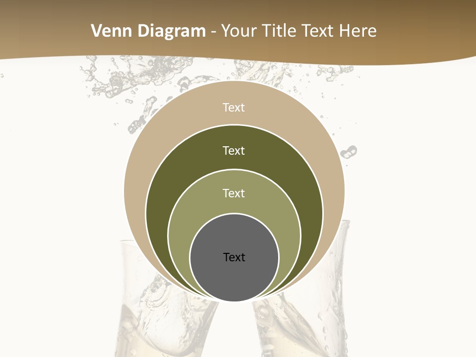 Wine Splashing Popping Cork PowerPoint Template