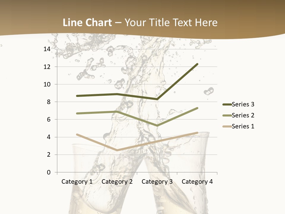 Wine Splashing Popping Cork PowerPoint Template
