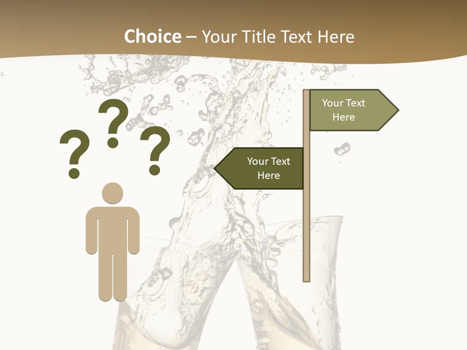 Wine Splashing Popping Cork PowerPoint Template