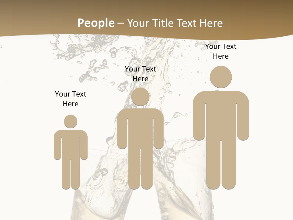 Wine Splashing Popping Cork PowerPoint Template