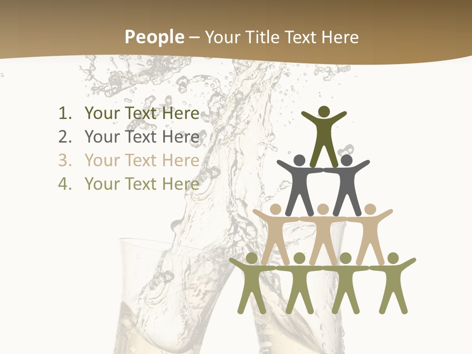 Wine Splashing Popping Cork PowerPoint Template