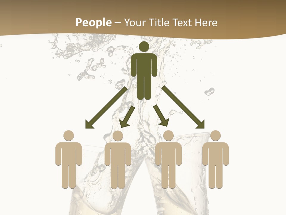 Wine Splashing Popping Cork PowerPoint Template