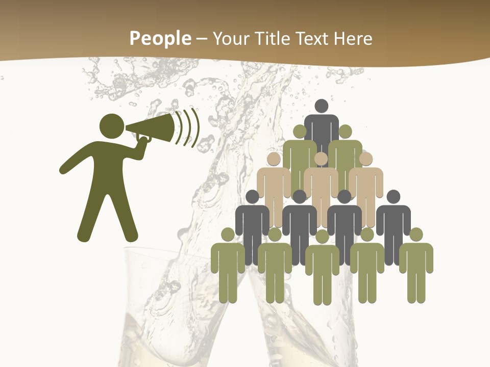 Wine Splashing Popping Cork PowerPoint Template