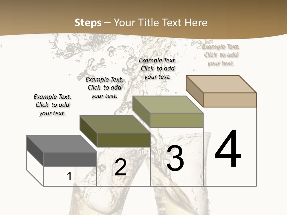 Wine Splashing Popping Cork PowerPoint Template