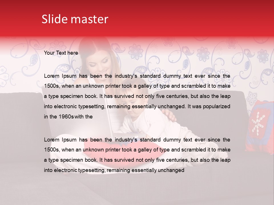 Positive Lifestyle Information PowerPoint Template