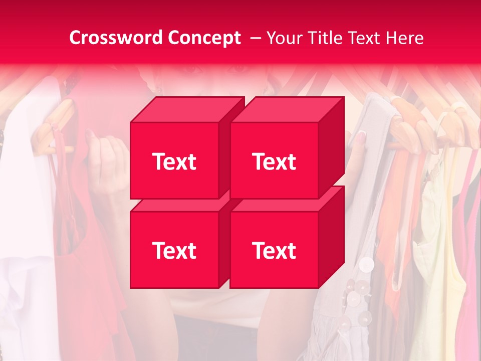 Young Beautiful Person PowerPoint Template