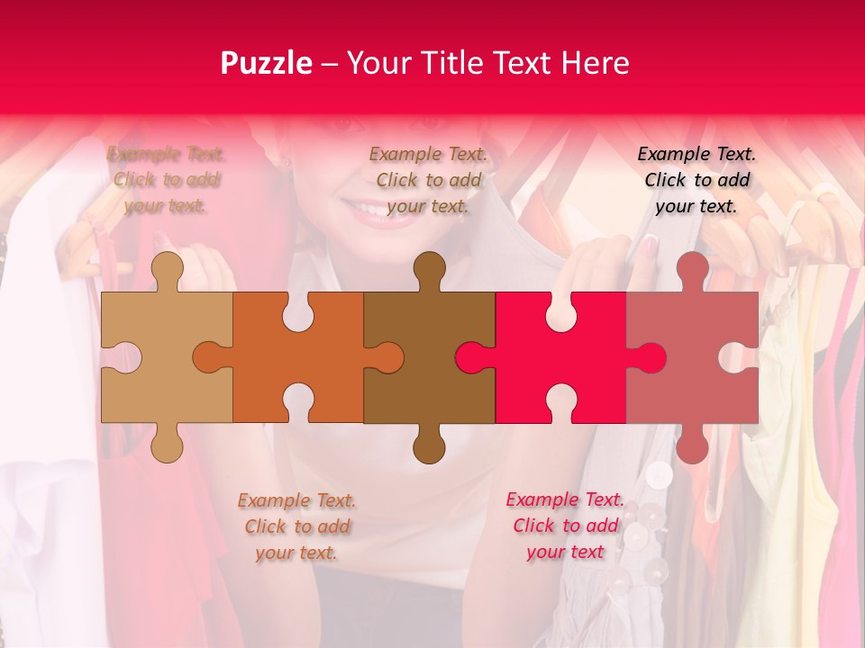 Young Beautiful Person PowerPoint Template
