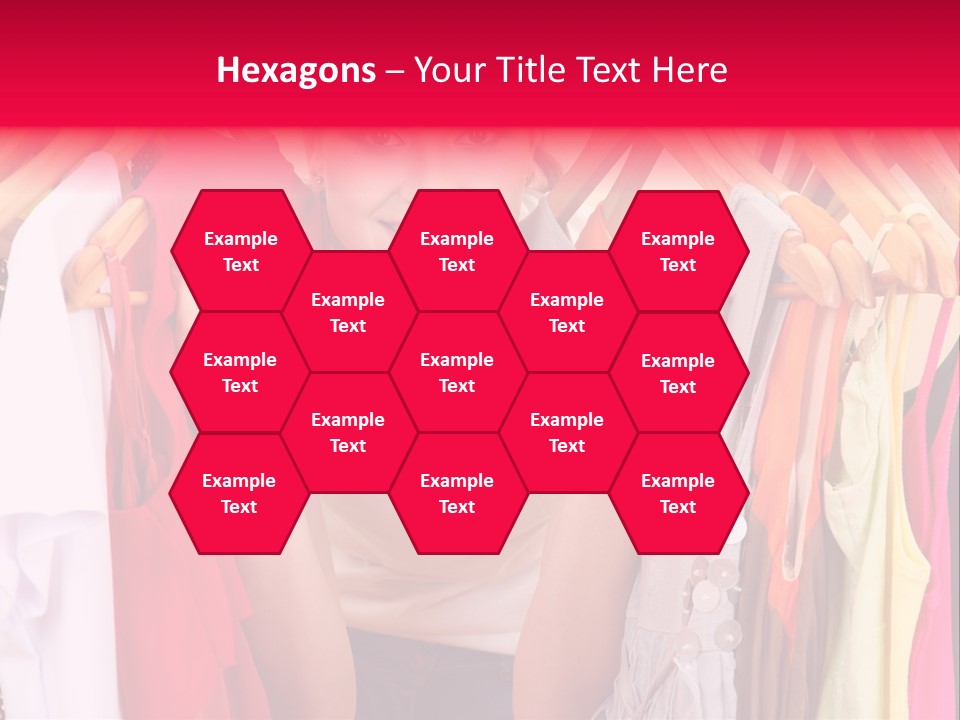 Young Beautiful Person PowerPoint Template